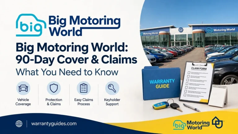Big Motoring World Warranty: 90-Day Cover, Extended Plans and Claims