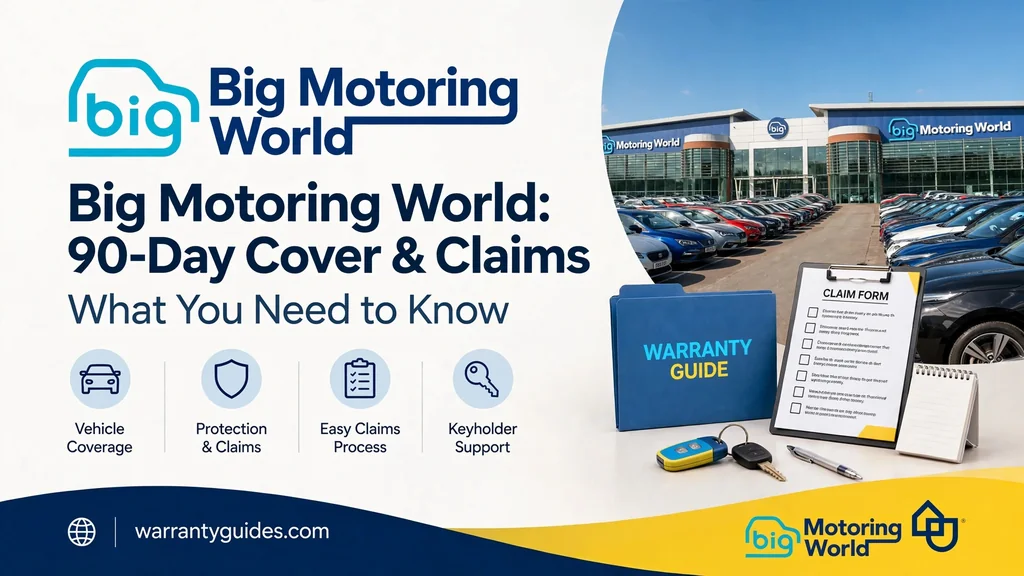 Big Motoring World Warranty: 90-Day Cover, Extended Plans and Claims