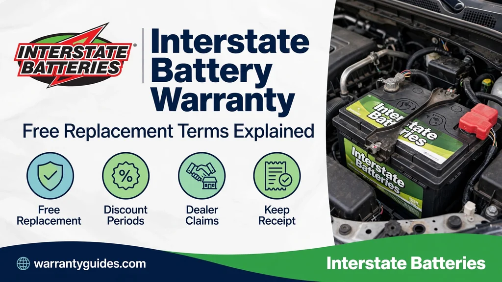 Interstate Battery Warranty: Free Replacement, Discount Terms and Claims
