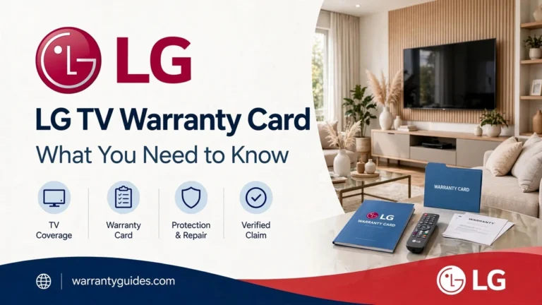 LG TV Warranty Card: Registration, Coverage and Claims