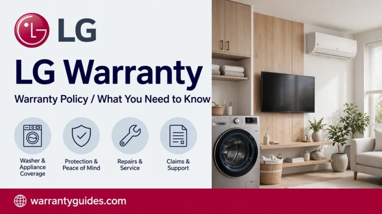 LG Warranty: Coverage, Terms and How to Claim