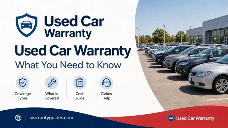 Used Car Warranty: Types, Coverage and Cost